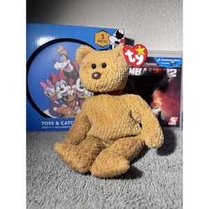 Ty Beanie Babies Curly The Bear - ERROR TAG 1996 Retired